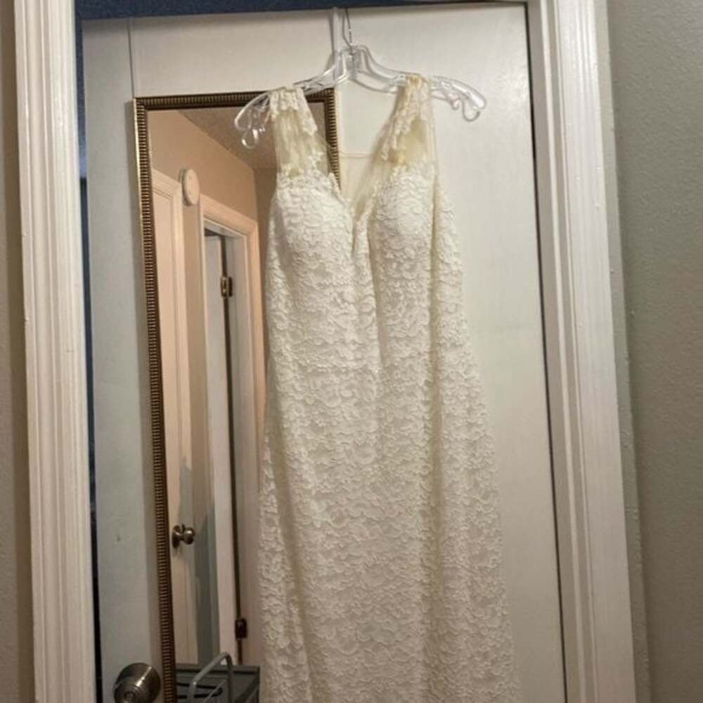 White One Barcelona Lace Wedding Dress